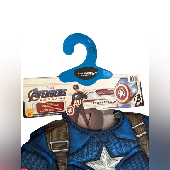 NWT Marvel Avengers Endgame Captain America KidsCostume medium 7-8 - Picture 3 of 4